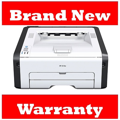 Ricoh SP 213Nw Black & White Laser Printer with 3 Year Warranty - RRP $189.95 - Brand New