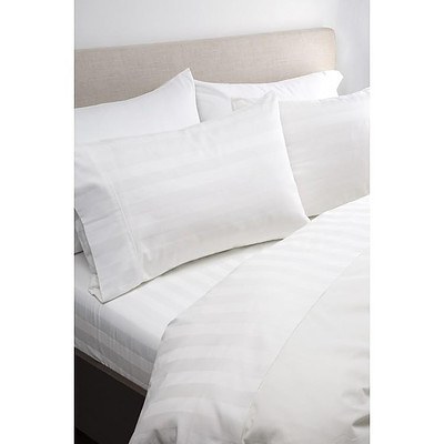 Royal Comfort 1200 Thread Count Double White Luxurious Egyptian sheet set - RRP: $249.00 - Brand New