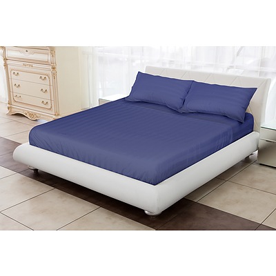 Royal Comfort 1200 Thread Count Double Blue Luxurious Egyptian sheet set - RRP: $249.00 - Brand New