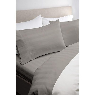 Royal Comfort 1200 Thread Count Double Warm Grey Luxurious Egyptian sheet set - RRP: $249.00 - Brand New