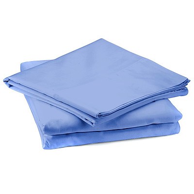 Royal Comfort 1000 Thread Count Double Powder Blue Quilt Cover Set - RRP $299 - Brand New