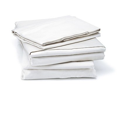 Royal Comfort Middleton Collection 1000 Thread Count Double White Luxurious Egyptian Sheet Set - RRP $229 - Brand New