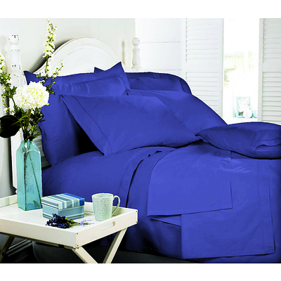 Royal Comfort Middleton Collection 1000 Thread Count King Blue Passion Luxurious Egyptian Sheet Set - RRP $259 - Brand New