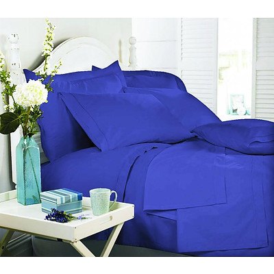 Royal Comfort Middleton Collection 1000 Thread Count Single Blue Passion Luxurious Egyptian Sheet Set - RRP $199 - Brand New