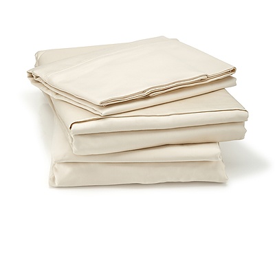 Royal Comfort Middleton Collection 1000 Thread Count Single Ivory Luxurious Egyptian Sheet Set - RRP $199 - Brand New