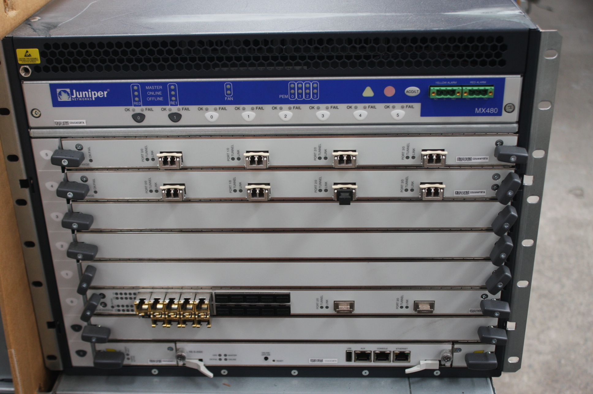Juniper MX480 3D Universal Edge Lot 840126 ALLBIDS