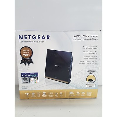 Netgear R6300 WiFi Router 802.11ac Dual Band Gigabit