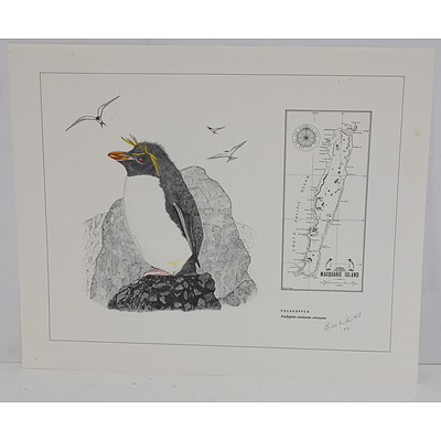 Bill White The Penguins of Macquarie Island Hand Finished Limited Prints