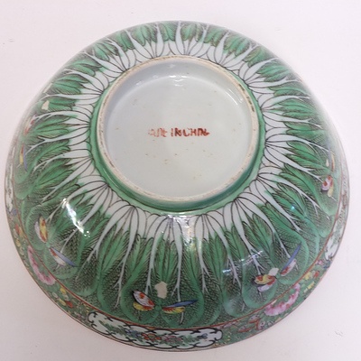 Chinese Export Ware Famille Verte Bowls Early 20th Century