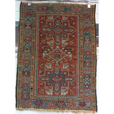 Semi Antique Eastern Hand Knotted Wool Pile Rug