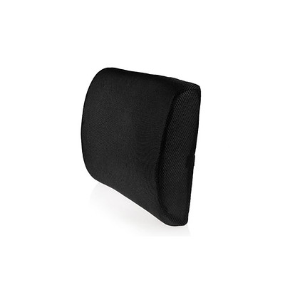 Black Lumbar Spine Memory Foam Cushion - Brand New