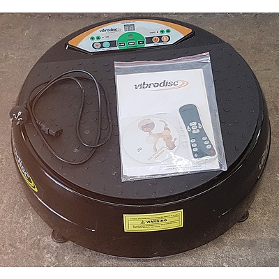 Vibrodisc Fitness Machine