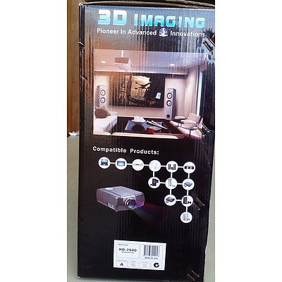 New HD-7500 Projector and Projector Screen