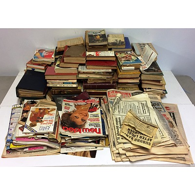 Collection of Books, Magazines and Newspapers