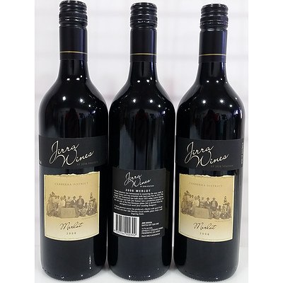 Premium Jirra Wines Merlot 2008 - Case of 12. RRP $240.00!
