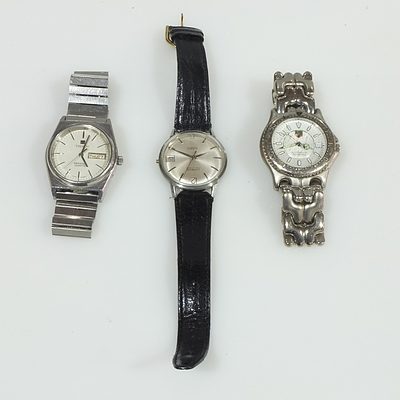 Tag Heuer, Cyprus 21 Jewel Incabloc and Tissot Seastar Watches