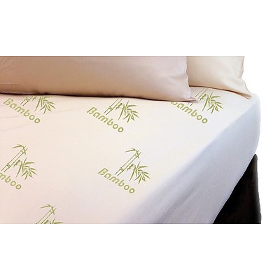Bamboo Double Mattress Protector - RRP $79.95 - Brand New