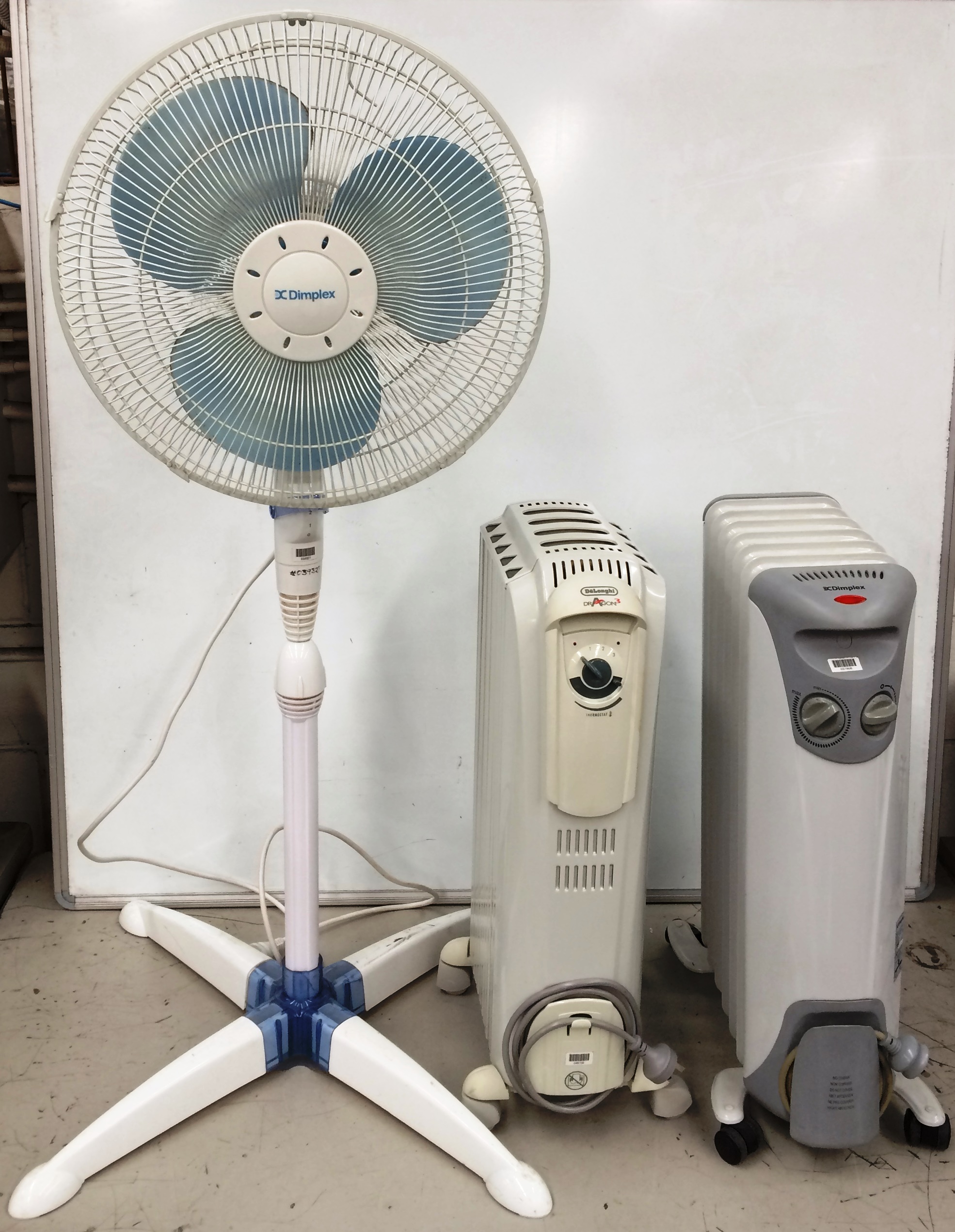 Dimplex Pedestal Fan and 2 Column Lot 856169 ALLBIDS