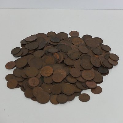 2.4 Kg of Australian Pennies and Half Pennies