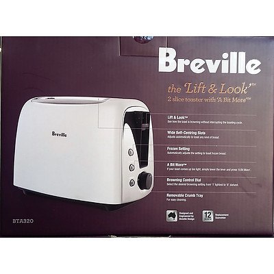 New Breville The 2 Slice Toaster - RRP=$39.00