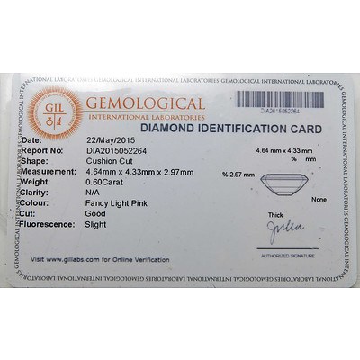 Natural Pink Diamond - 0.60cts