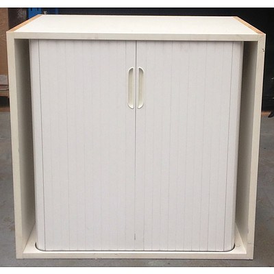 White Laminate Storage Cabinet