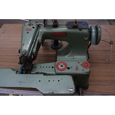 Lewis 150-2 "Union Special" Sewing Machine & Bench