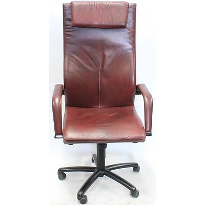 Burgtec Highback Leather Executive Chair
