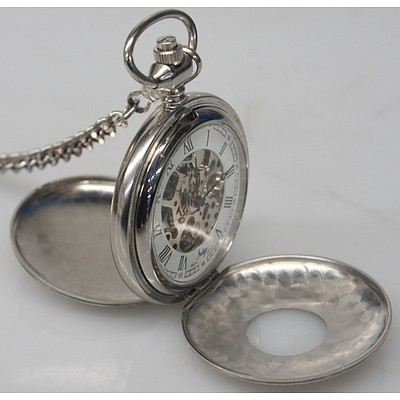 Indigo Stainless Steel Fob Watch