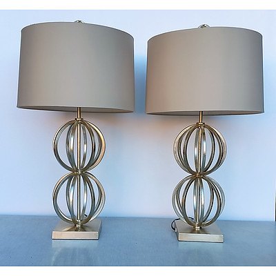 Display Unit - Millenium Iron Table Lamps - Lot of 2