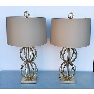 Display Unit - Millenium Iron Table Lamps - Lot of 2