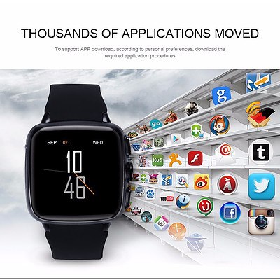 3G Android Smart Watch Phone with Bluetooth, HeartRate, Pedometer - Brand New