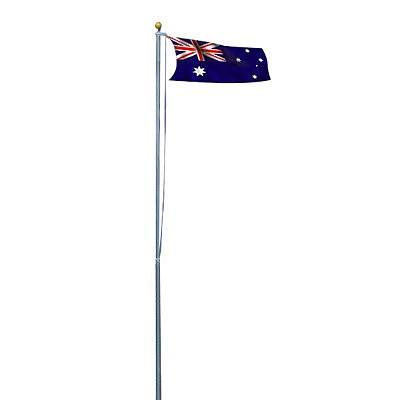 6.0m Flag Pole Full Set and Kit with Australian Flag RRP $134.95 - Brand New