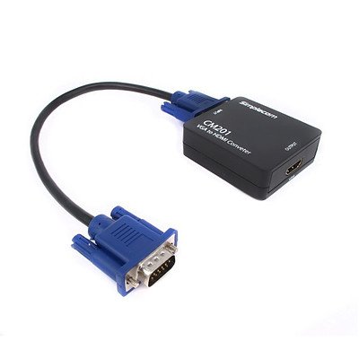 Simplecom CM201 Full HD 1080p VGA to HDMI Converter with Audio - with Warranty