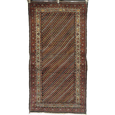 Antique Caucasian Kuba Chichi Rug with Diagonal Rows of Palmettes Circa 1900