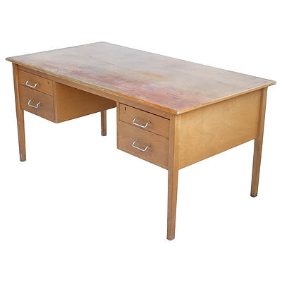 Attributed to Fred Ward Silver Ash Desk ex ANU