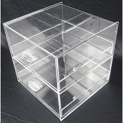 Cake Bakery Muffin Donut Pastry 5mm Acrylic Display Cabinet RRP $399.95 - Brand New