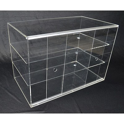 Large Cake Bakery Muffin Donut Pastry 5mm Acrylic Display Cabinet RRP $629.95 - Brand New