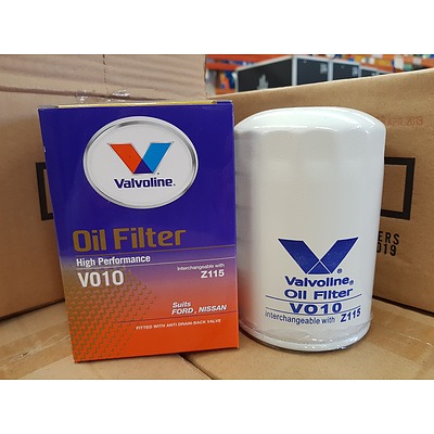NEW Valvoline High Performance V010 Oil Filters - Lot of 12 - RRP $25-$30 each