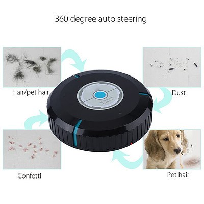 Robotic Automatic Cleaner with Anti-collision System for Sweeping & Mopping - Brand New