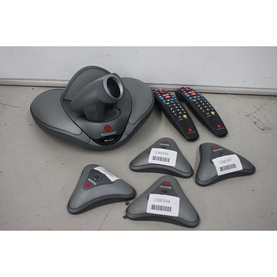 Polycom VSX 6000 Video Conferencing Camera with Accessories