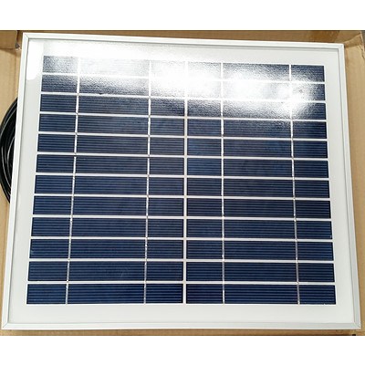 12Watt Solar Panels - Lot of 10 - Brand New - RRP: $450