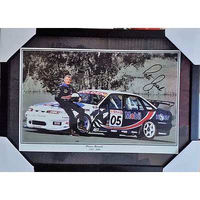 Peter Brock 1945-2006 - Framed Memorabilia