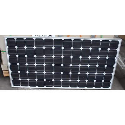 Mono Crystalline Silicon 1.4KW Solar Panel Kit - Lot of 8 Panels