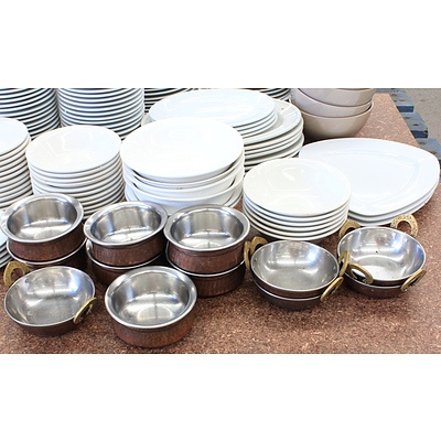 Assorted Commercial Crockery and Serving Ware - Lot of 170