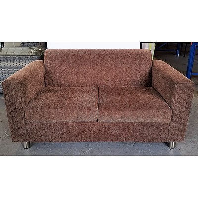 Brown 2-Seater Lounge