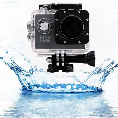 12MP Waterproof Sports Cam with DV Action Full 1080P Video DVR Helmet Cam - Brand New