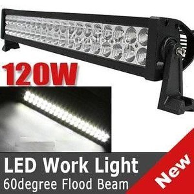 21.5inch 120w LED Work Light Bar with Beam 8 Degree Spot & 90 degree Flood Combo - Brand New