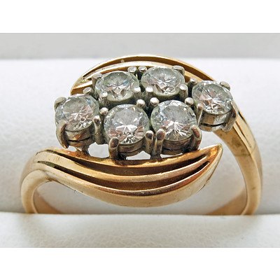 14ct Gold Diamond Ring