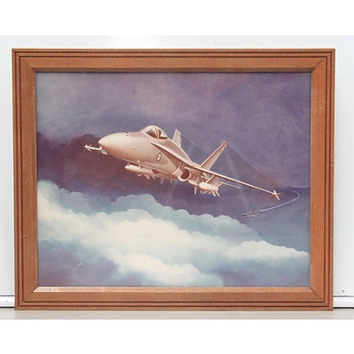 Framed Print F18 Hornet
